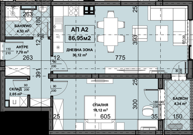 Продава  2-стаен град Пловдив , Остромила , 86 кв.м | 11286435 - изображение [2]