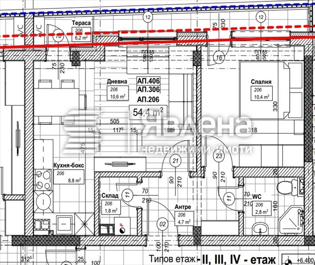 Продава 2-СТАЕН, гр. София, Разсадника, снимка 2 - Апартаменти - 54061008