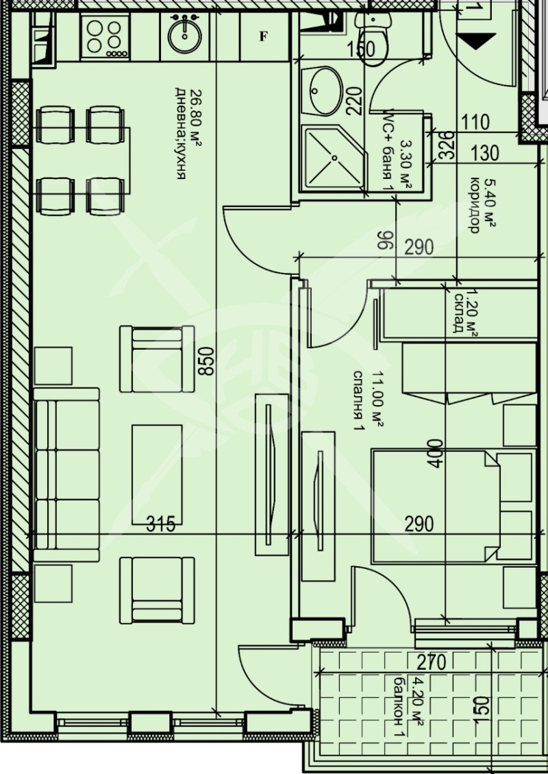 Продава 2-СТАЕН, гр. Пловдив, Кършияка, снимка 1 - Aпартаменти - 47502118