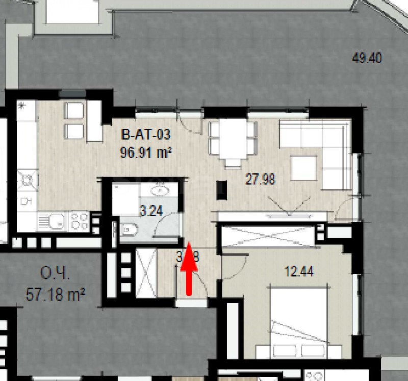 Продава 2-СТАЕН, гр. София, Витоша, снимка 2 - Апартаменти - 52804341