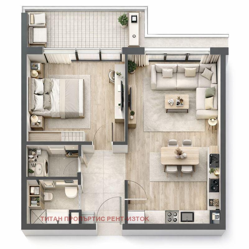 Продава 2-СТАЕН, гр. Бургас, Братя Миладинови, снимка 2 - Апартаменти - 52837370