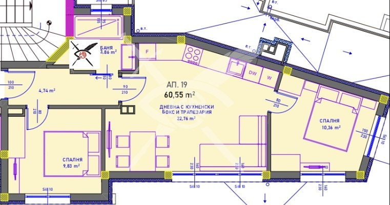 Продава 3-СТАЕН, гр. Бургас, Сарафово, снимка 1 - Aпартаменти - 49097817