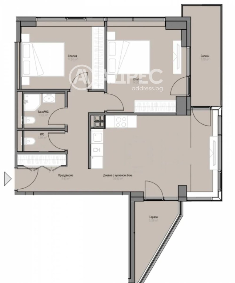 Na prodej  2 ložnice Sofia , Oborište , 117 m2 | 31876989 - obraz [4]