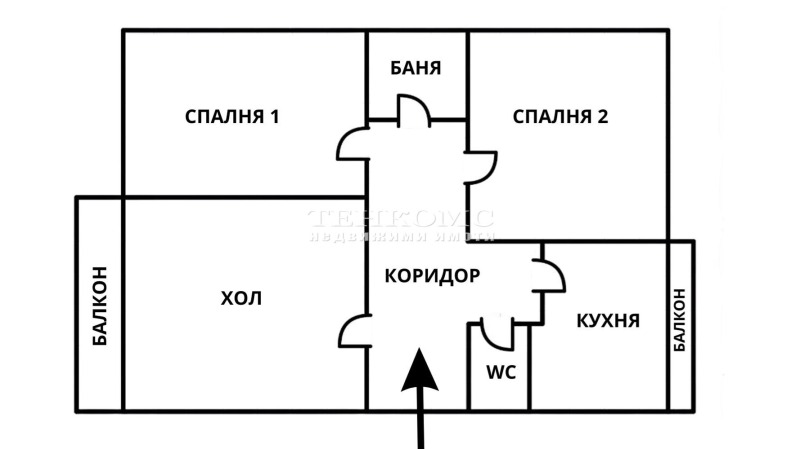 Till salu  2 sovrum Sofia , Javorov , 92 kvm | 54049444 - bild [3]
