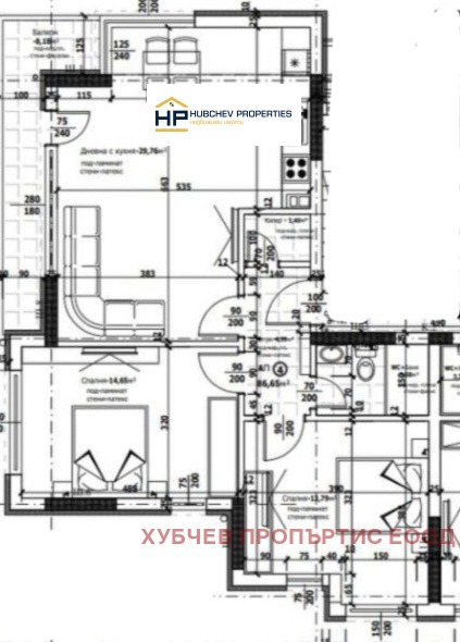 Na prodej  2 ložnice Blagoevgrad , Alen mak , 100 m2 | 19192098 - obraz [3]