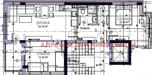 Na sprzedaż  2 sypialnie Stara Zagora , Kazanski - iztok , 92 mkw | 94158595 - obraz [2]