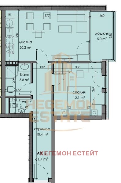 À vendre  1 chambre Varna , Briz , 79 m² | 14443019 - image [2]