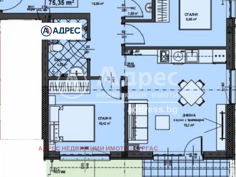 Продава 3-СТАЕН, гр. Созопол, област Бургас, снимка 3 - Aпартаменти - 48020367