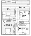Продава  2-стаен град София , Сухата река , 61 кв.м | 40816295 - изображение [9]