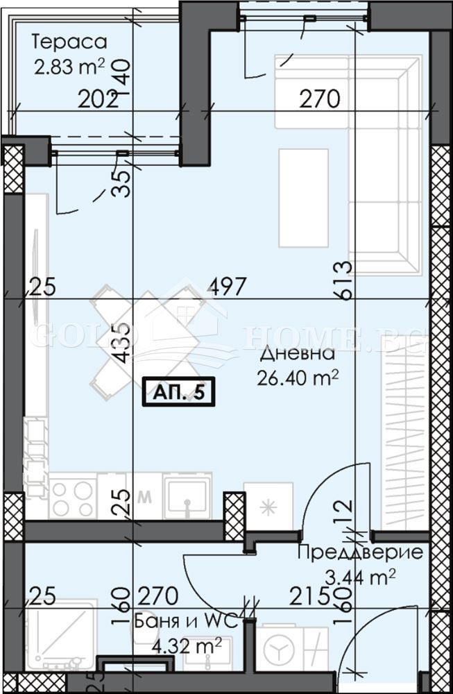 Продава 1-СТАЕН, гр. Пловдив, Тракия, снимка 3 - Aпартаменти - 48714667