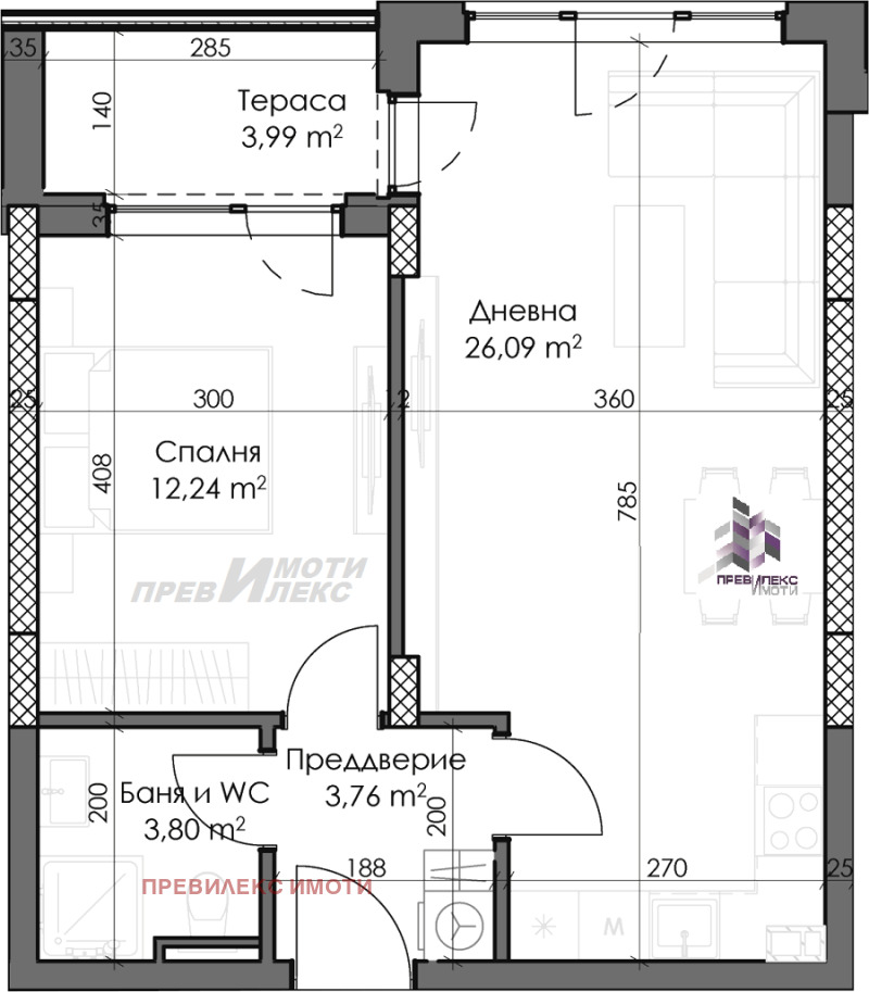 Продава  2-стаен град Пловдив , Каменица 2 , 70 кв.м | 12854065