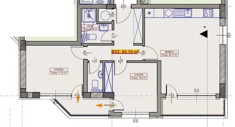 Продава 3-СТАЕН, гр. Варна, Възраждане 1, снимка 2 - Апартаменти - 52558920