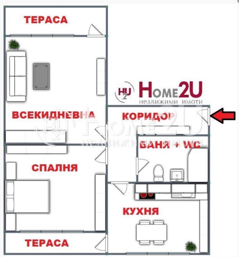 Продава 2-СТАЕН, гр. София, Дружба 2, снимка 8 - Aпартаменти - 48572417