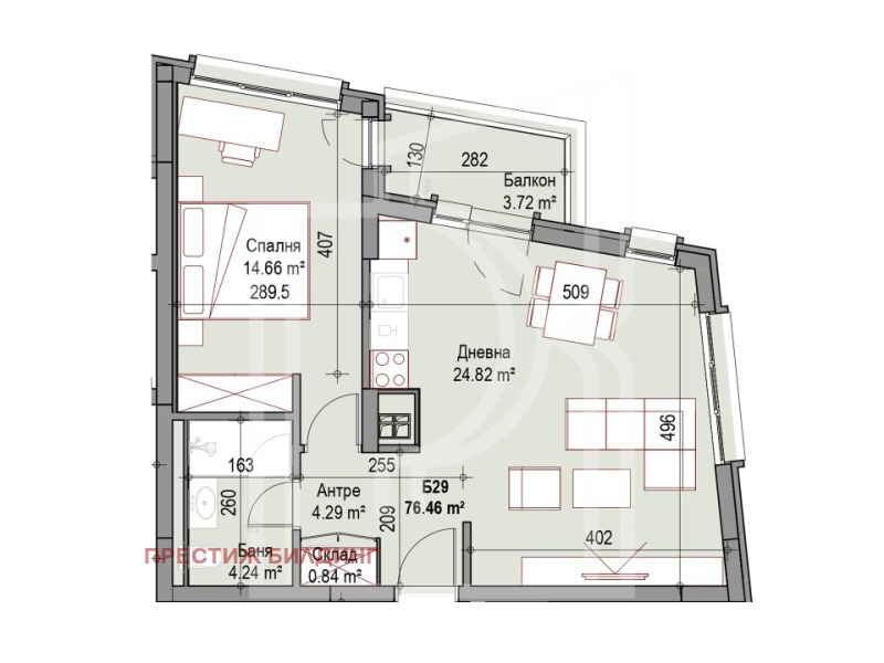 Продава 2-СТАЕН, гр. София, Подуяне, снимка 2 - Aпартаменти - 49081867