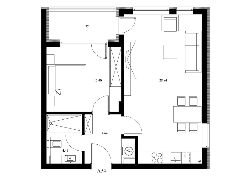 Продава  2-стаен град Варна , Изгрев , 77 кв.м | 65836443 - изображение [2]