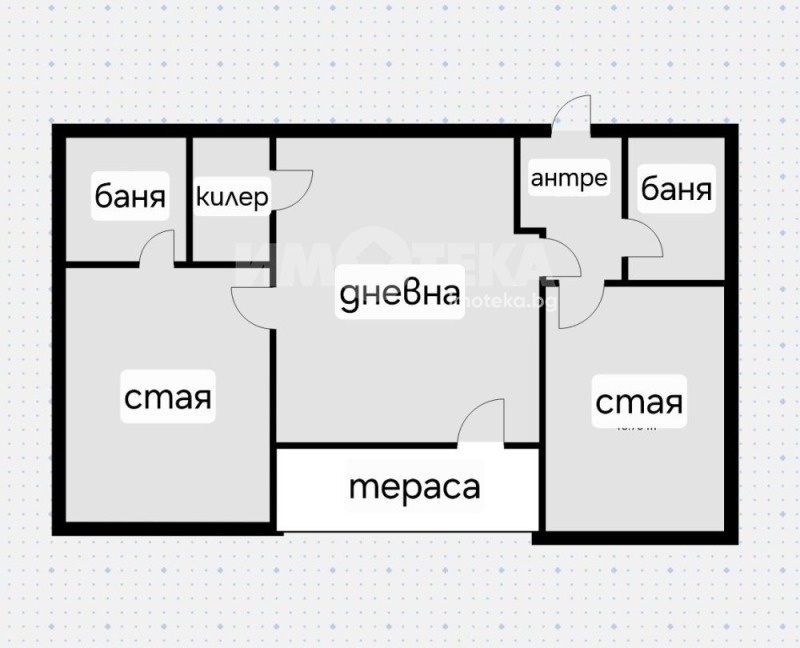 Til salg  2 soveværelser Sofia , Hladilnika , 112 kvm | 55585463 - billede [3]