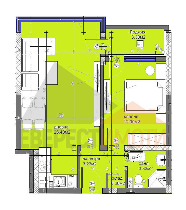 Продава  2-стаен град Пловдив , Христо Смирненски , 66 кв.м | 29288053 - изображение [2]