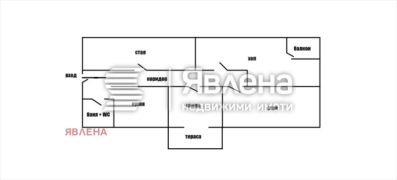 Продава 4-СТАЕН, гр. София, Център, снимка 1 - Aпартаменти - 49366306