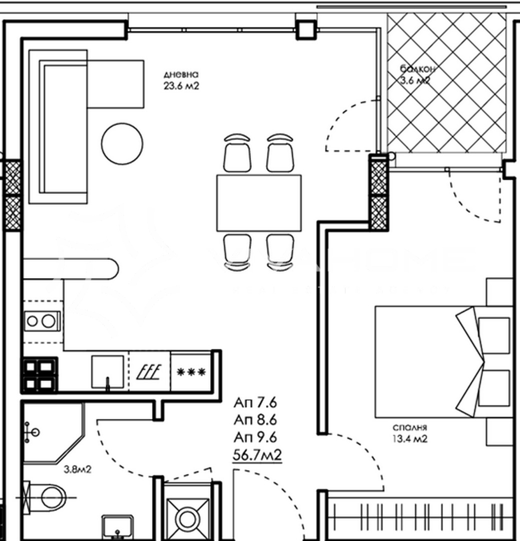Продава 2-СТАЕН, гр. Варна, Възраждане 1, снимка 6 - Апартаменти - 54452548