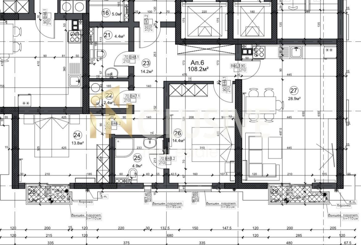 Продава 3-СТАЕН, гр. София, Красно село, снимка 6 - Апартаменти - 56205147