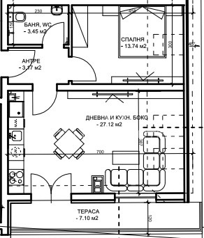 Продава 2-СТАЕН, гр. Пловдив, Кючук Париж, снимка 1 - Aпартаменти - 48754681