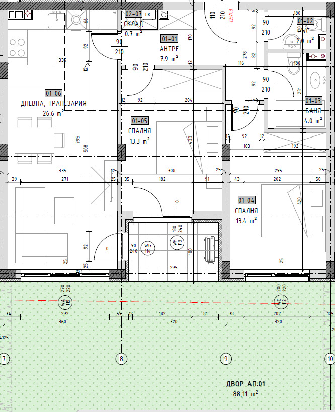 For Sale  2 bedroom Sofia , Malinova dolina , 93 sq.m | 92807849 - image [3]