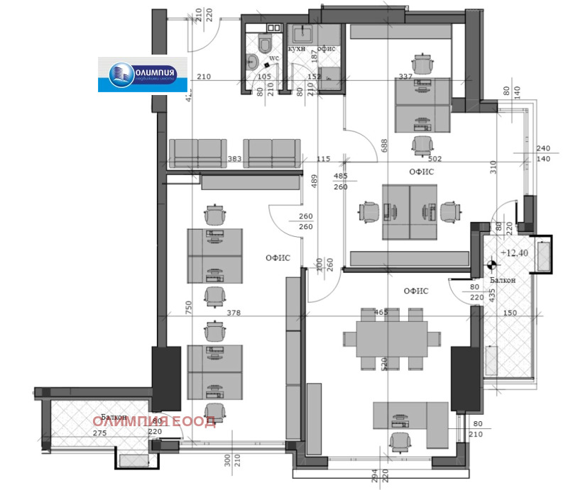 Продава  Офис град Русе , Център , 161 кв.м | 81078416 - изображение [3]