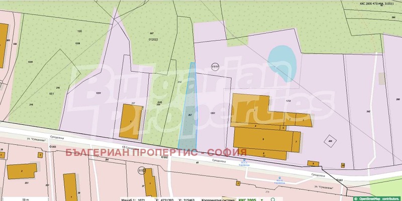 Til salg  Grund Sofia , Suhodol , 1290 kvm | 48049420 - billede [2]