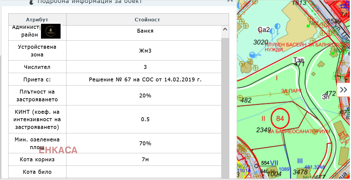 Продава ПАРЦЕЛ, гр. София, гр. Банкя, снимка 2 - Парцели - 54351459