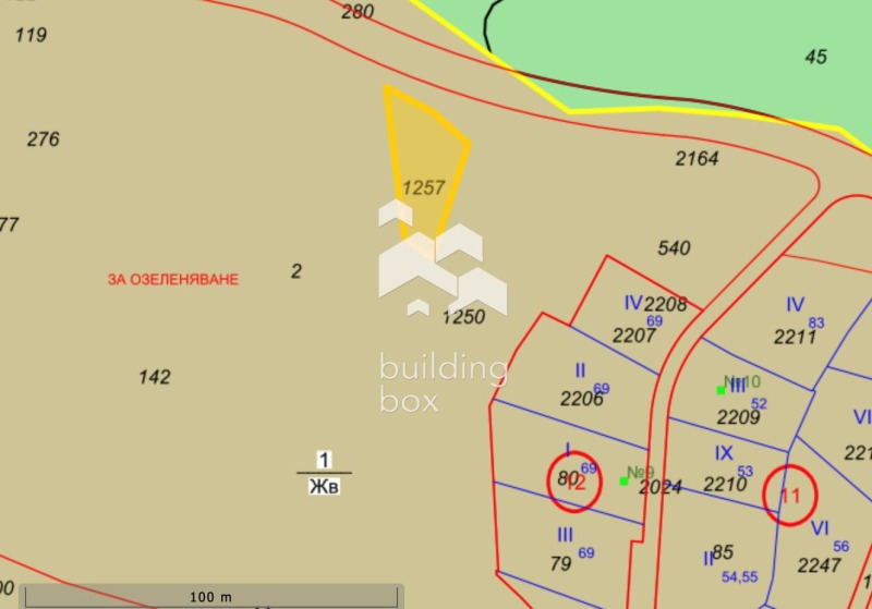 Продава ПАРЦЕЛ в град София, с. Владая - 575 кв.м / 40 250 € » 78 722.16 лв., БИЛДИНГ БОКС