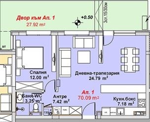 Продава 2-СТАЕН, гр. София, Бояна, снимка 3 - Aпартаменти - 47415008