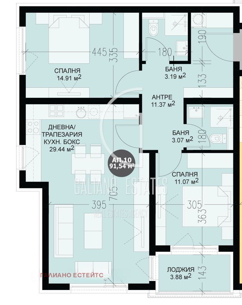 Продава 3-СТАЕН, гр. София, Кръстова вада, снимка 5 - Апартаменти - 54737089