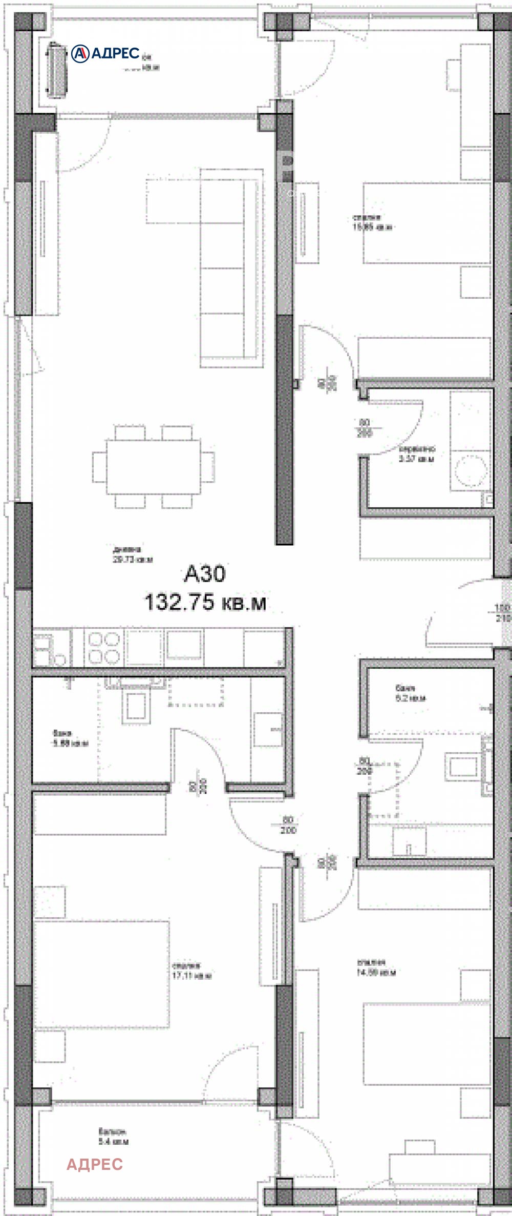 Продава МНОГОСТАЕН, гр. Варна, Аспарухово, снимка 3 - Апартаменти - 54778604