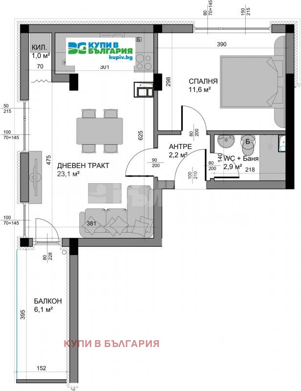 Продава 2-СТАЕН, гр. Варна, Владислав Варненчик 1, снимка 5 - Апартаменти - 53736990
