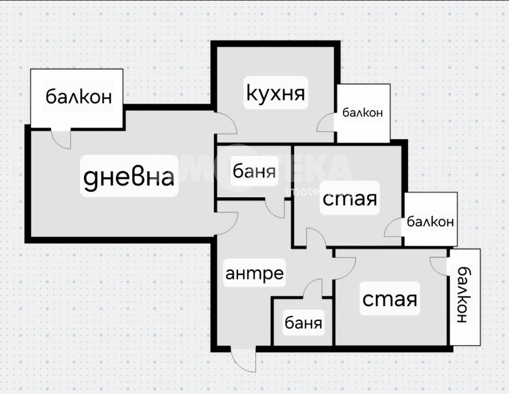 Продава 3-СТАЕН, гр. София, Манастирски ливади, снимка 4 - Апартаменти - 54463180