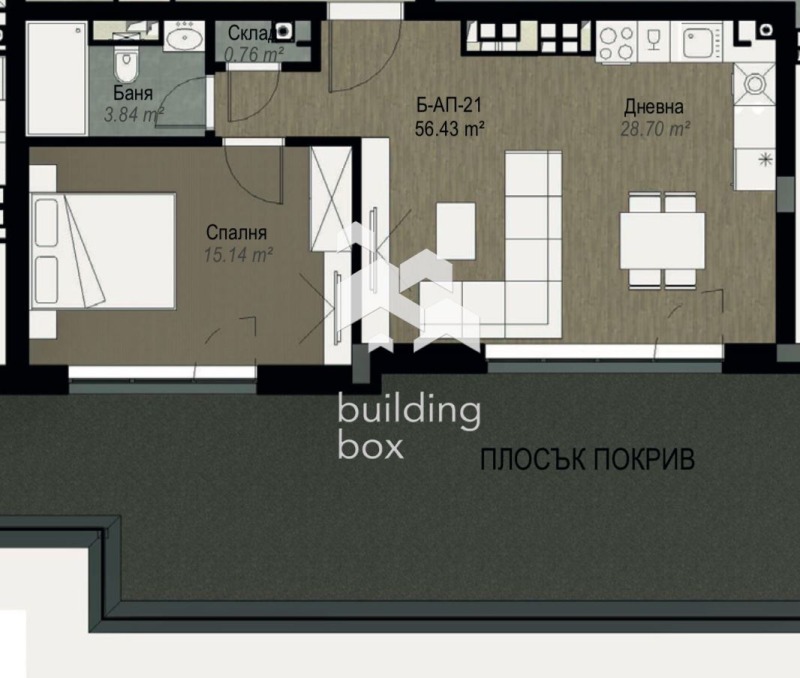 Продается  1 спальня София , Витоша , 98 кв.м | 39088311 - изображение [7]