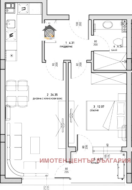 Продава 2-СТАЕН, гр. София, Малинова долина, снимка 2 - Апартаменти - 56213806