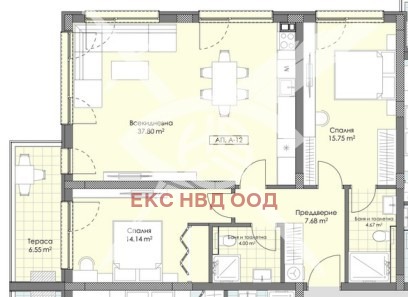 Продается  2 спальни Пловдив , Остромила , 122 кв.м | 34992136