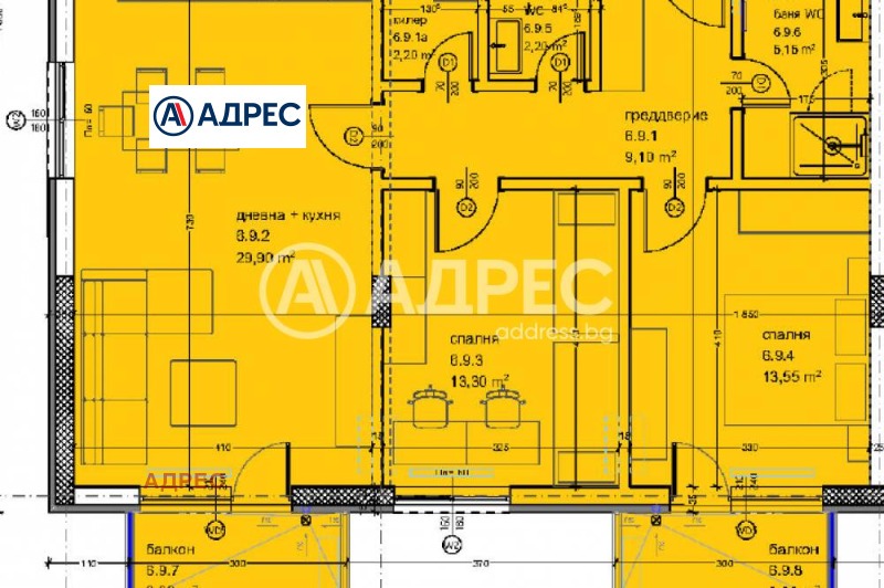 Продава 3-СТАЕН, гр. Варна, Кайсиева градина