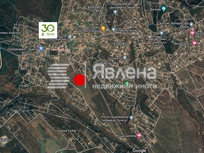 Продава ПАРЦЕЛ, гр. Варна, м-т Боровец - юг