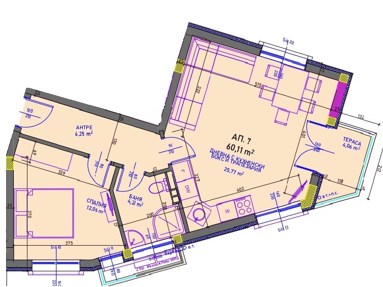 Продава 2-СТАЕН, гр. Бургас, Сарафово, снимка 2 - Aпартаменти - 47416288