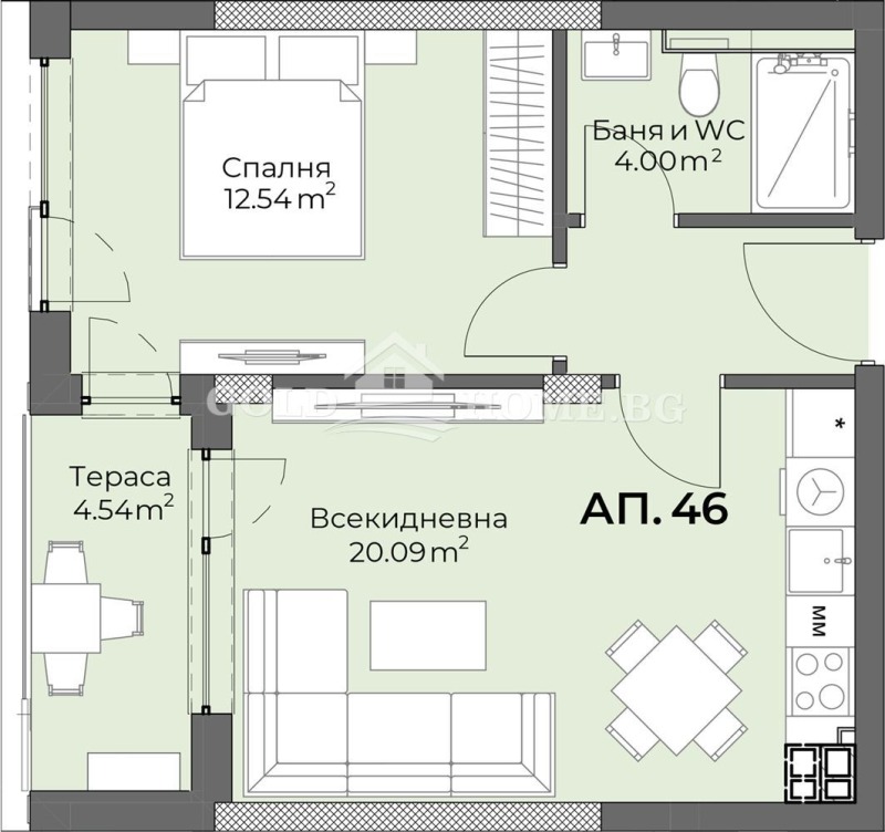 Продава 2-СТАЕН, гр. Пловдив, Христо Смирненски, снимка 5 - Aпартаменти - 48123294