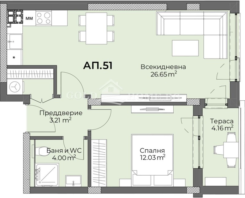 Продава 2-СТАЕН, гр. Пловдив, Христо Смирненски, снимка 12 - Aпартаменти - 48123294