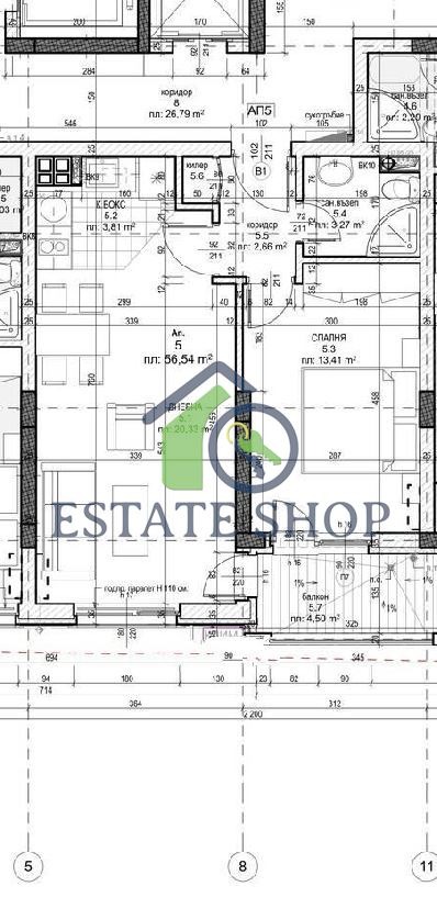 Til salg  1 soveværelse Plovdiv , Trakiya , 72 kvm | 38099354 - billede [7]