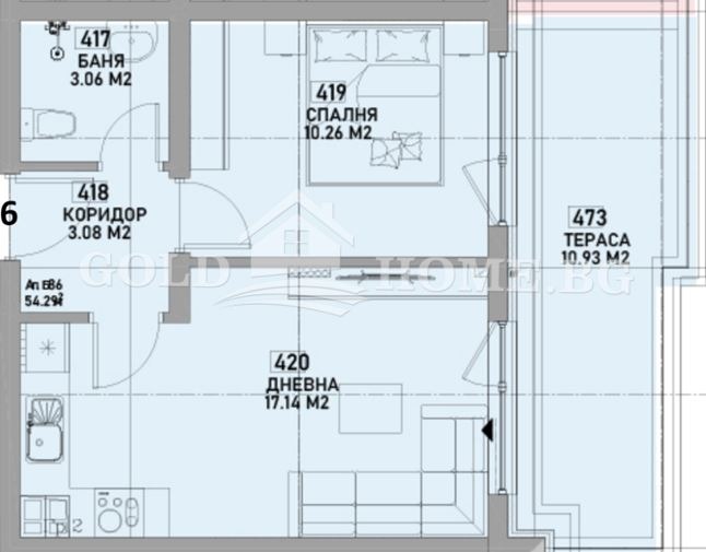Продава 2-СТАЕН, гр. Пловдив, Беломорски, снимка 2 - Апартаменти - 53949048