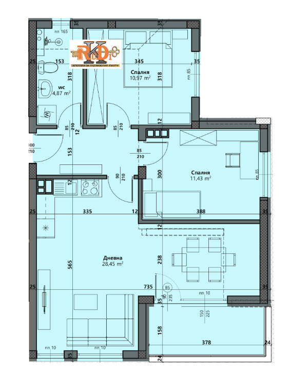 Zu verkaufen  2 Schlafzimmer Warna , Winiza , 103 qm | 63836956 - Bild [3]