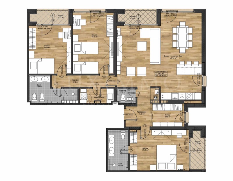 Продава 4-СТАЕН, гр. София, Бояна, снимка 3 - Апартаменти - 52214780