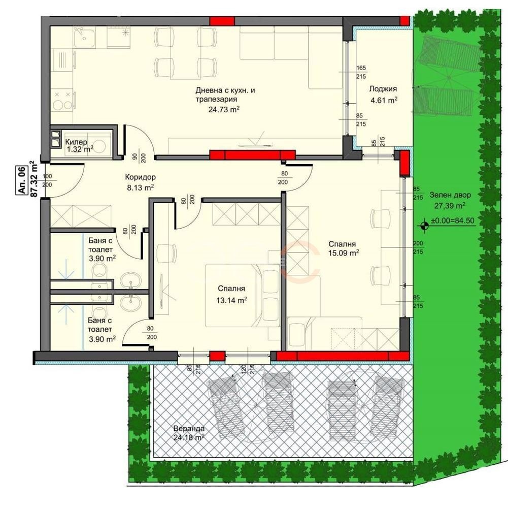 Продава 3-СТАЕН, гр. Варна, Аспарухово, снимка 2 - Апартаменти - 55791243