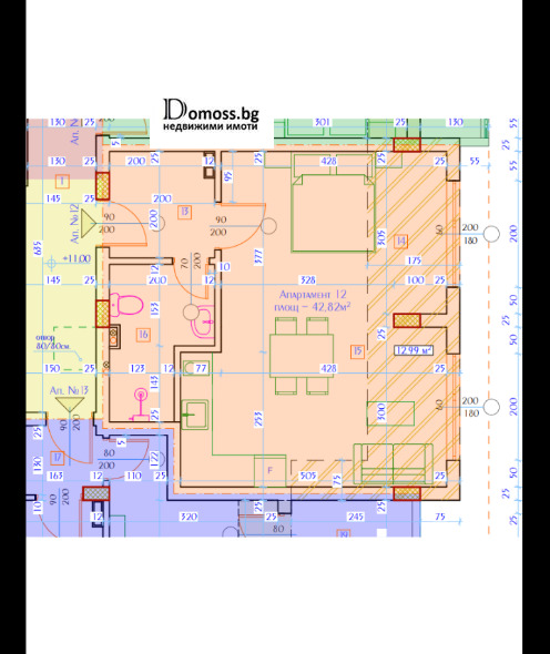 Продава 1-СТАЕН, гр. Благоевград, Баларбаши, снимка 3 - Апартаменти - 54116706