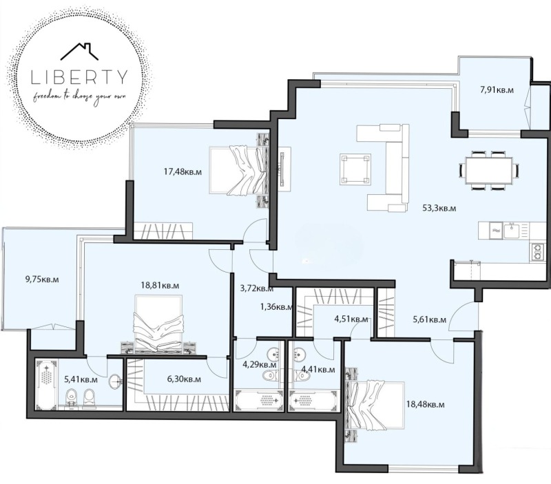 Te koop  3 slaapkamers Sofia , Manastirski livadi , 208 m² | 66975485 - afbeelding [2]